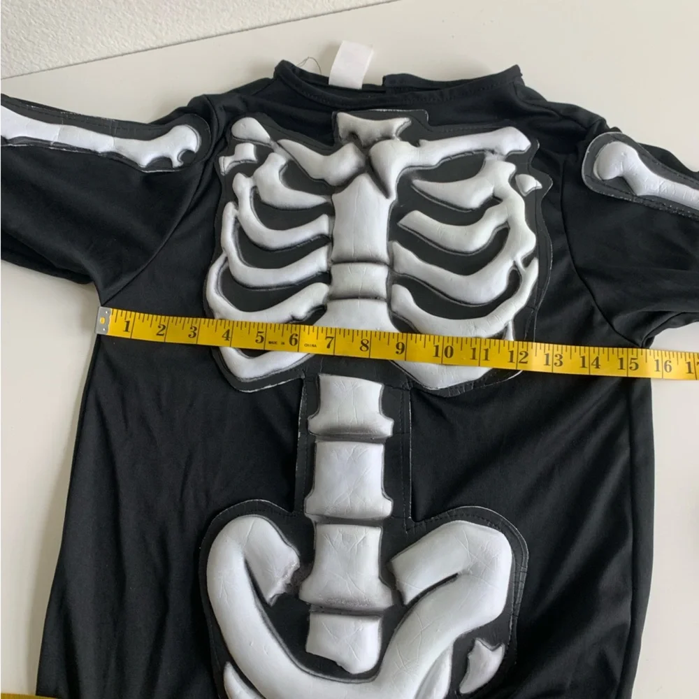 Spooktacular Skeleton Halloween Costume with ghostly mask, child’s‎ medium
